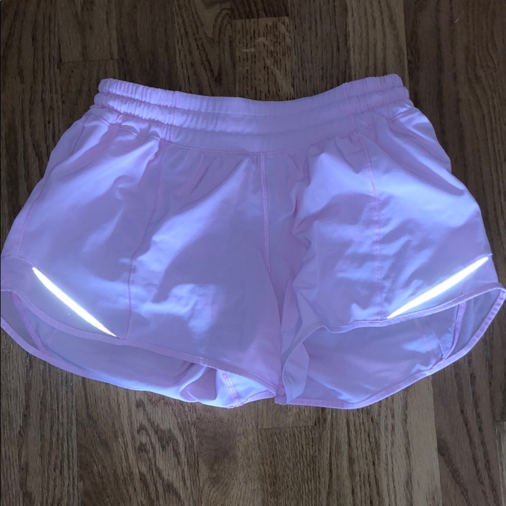 Barely worn light pink Lululemon shorts